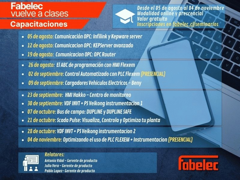 Capacitaciones segundo semestre 2026